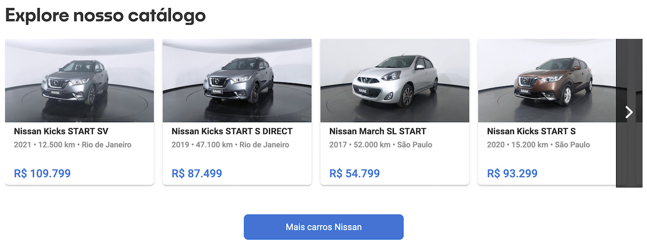 Nissan à venda