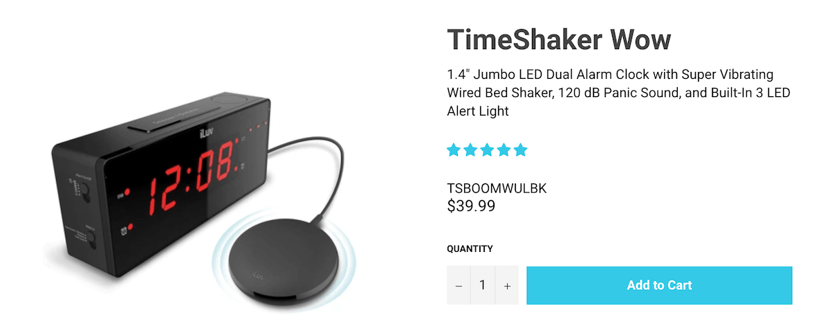 iLuv TimeShaker Wow