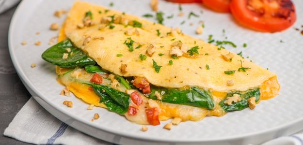 omelette de verduras