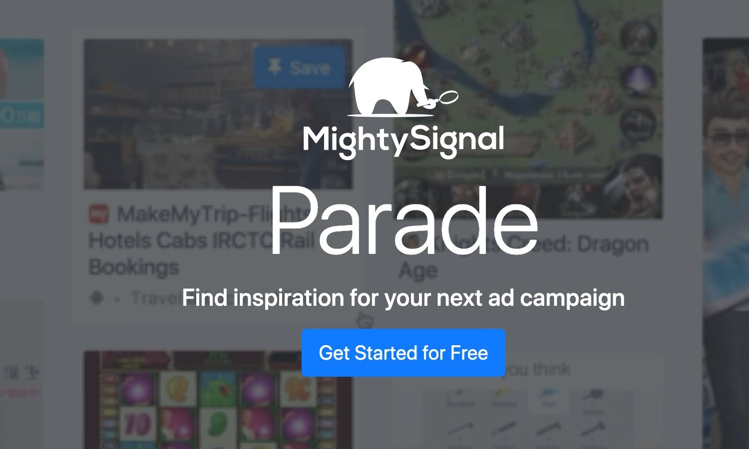 Parade Mobile Ad Intelligence Inspiration