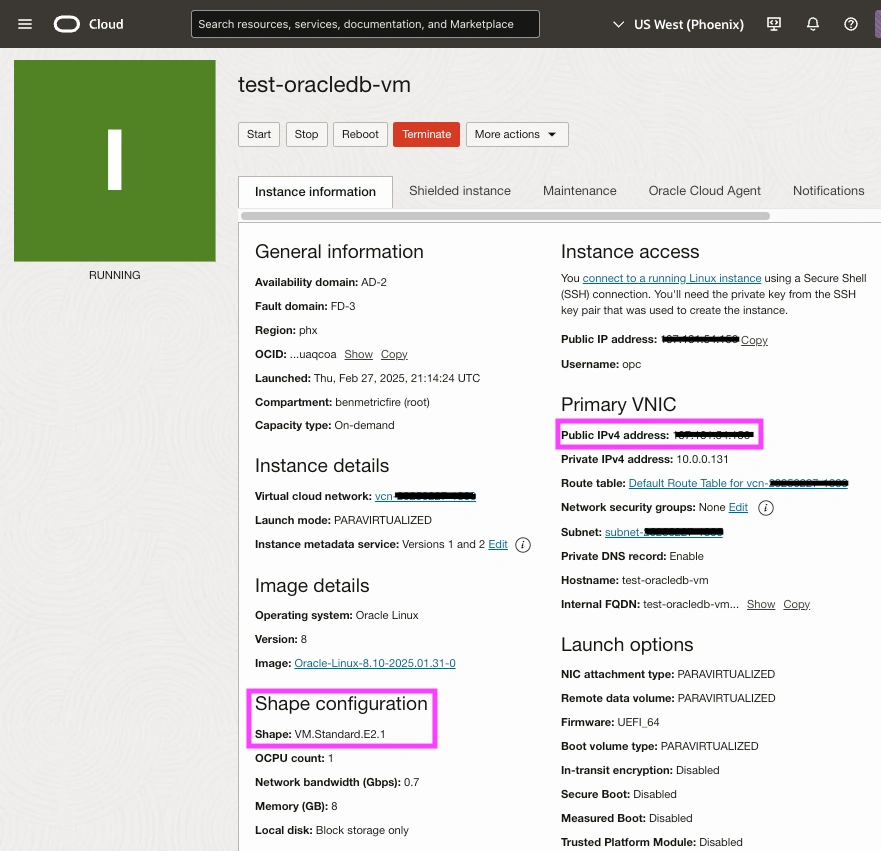 Monitor OracleDB EX with OpenTelemetry and MetricFire - 1