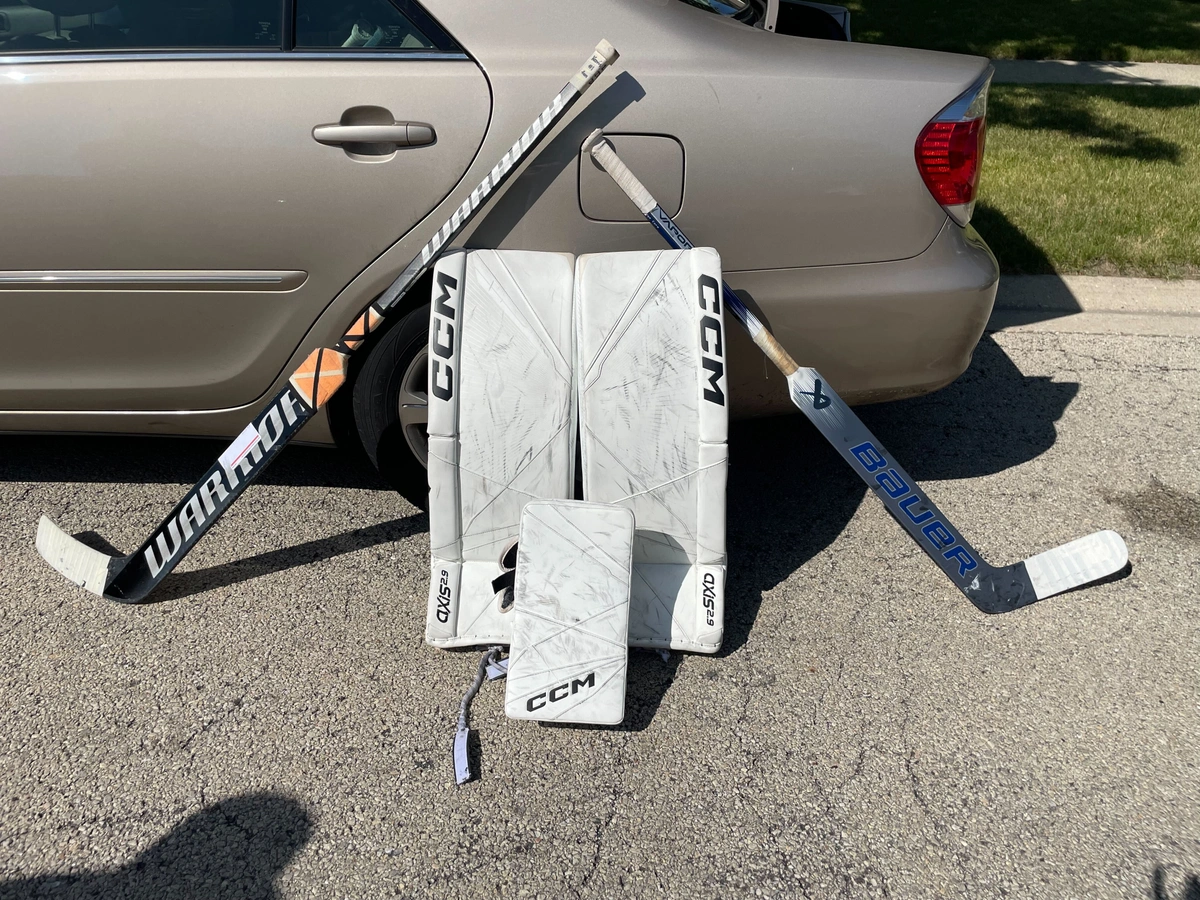 Sideline Side Hustle: How To Cash in Reselling Your Used Hockey Goalie Gear.