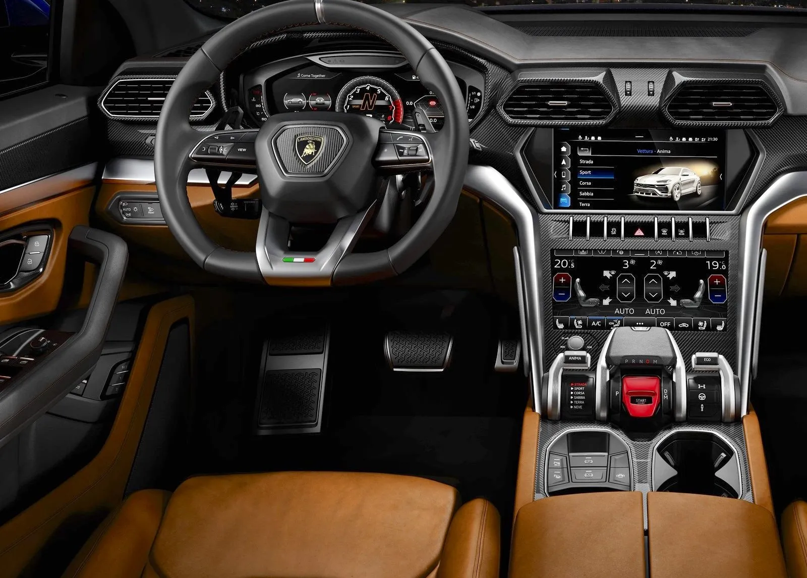 Urus camioneta interior