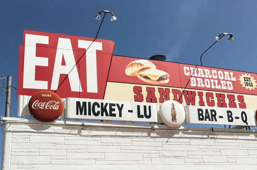 Restaurant sign