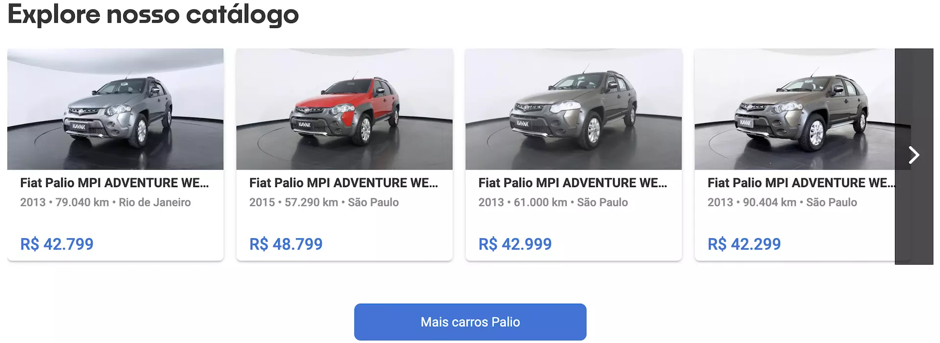 Palio Weekend pre&ccedil;o