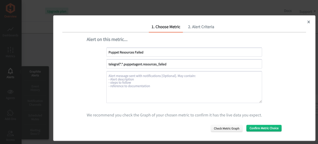 Easy guide to Monitoring Puppet with Telegraf and MetricFire - 6