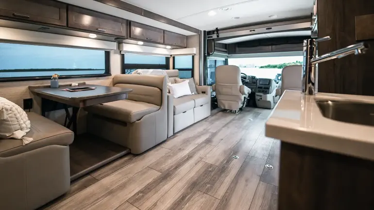 inside RV interior
