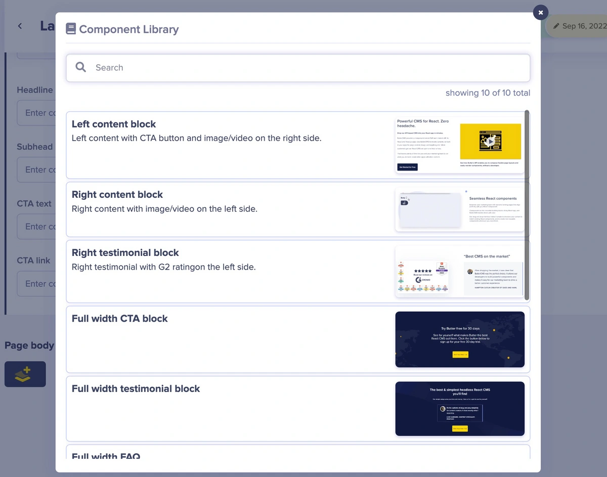 Component Library