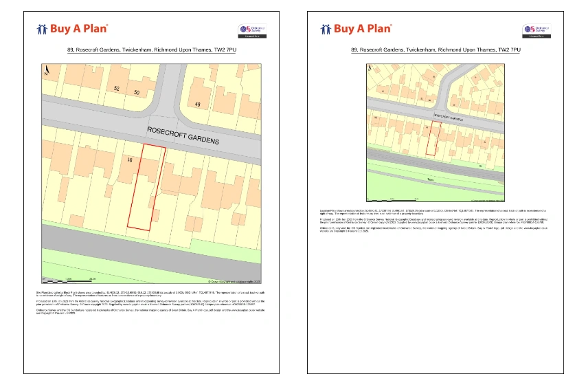 Location and site plan examples provided by BuyAPlan®