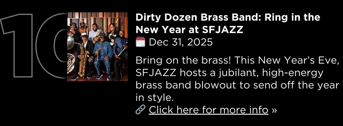 Dirty Dozen Brass Band: Ring in the New Year at SFJAZZ