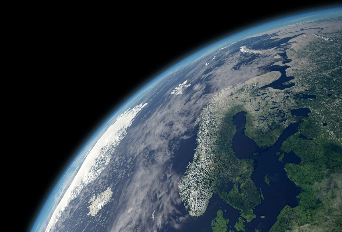 Earth from outer space