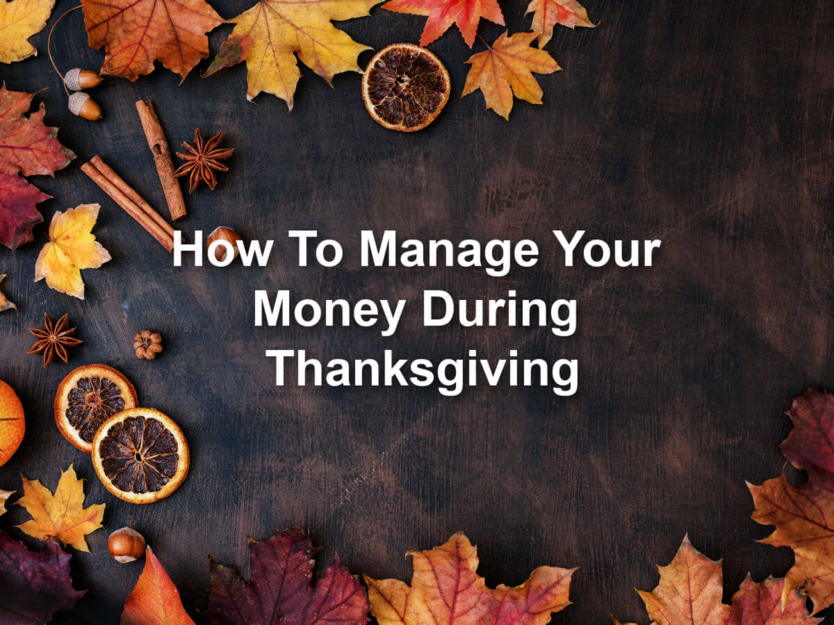 manage money during thanksgiving