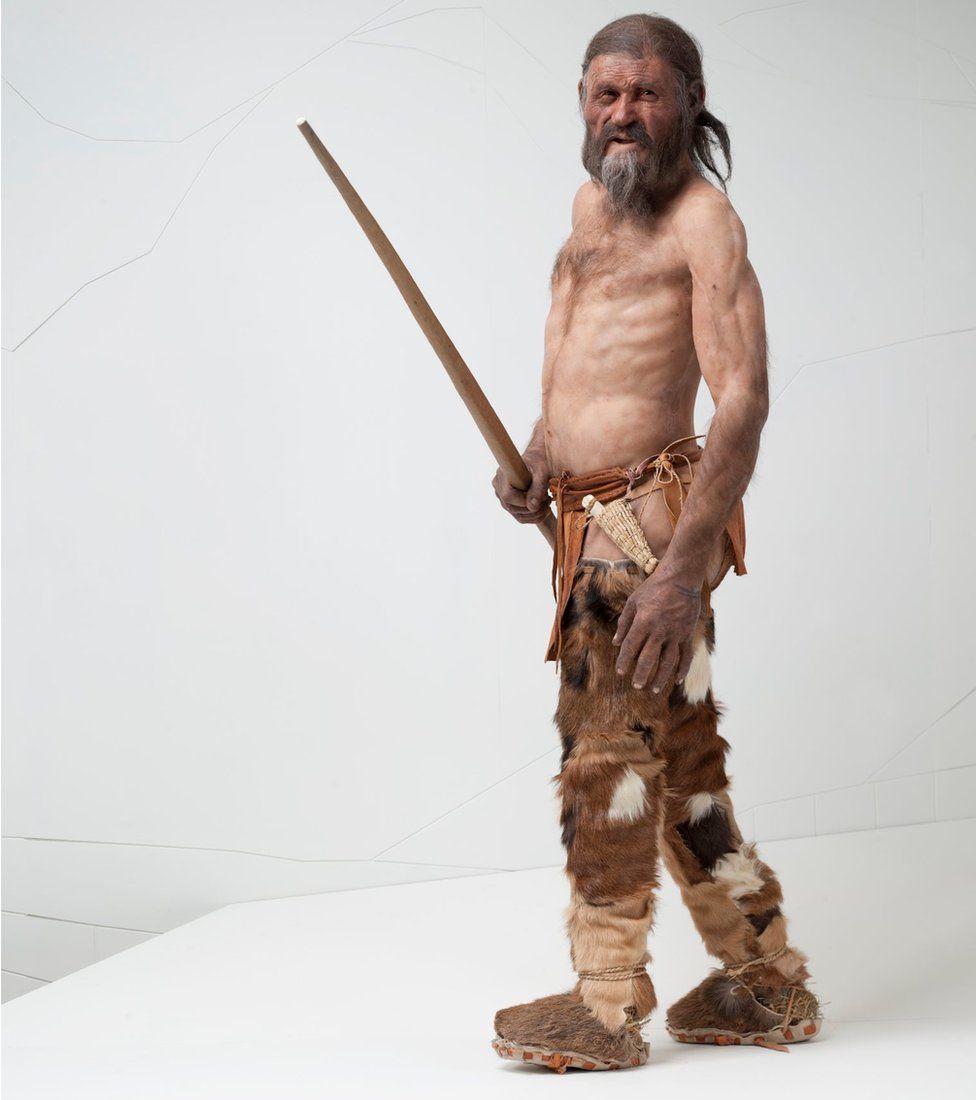 Otzi the Iceman reconstruction