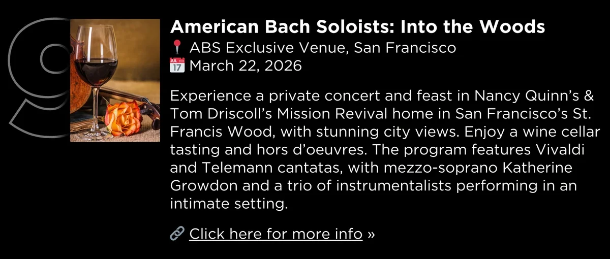 American Bach Soloists Into the Woods