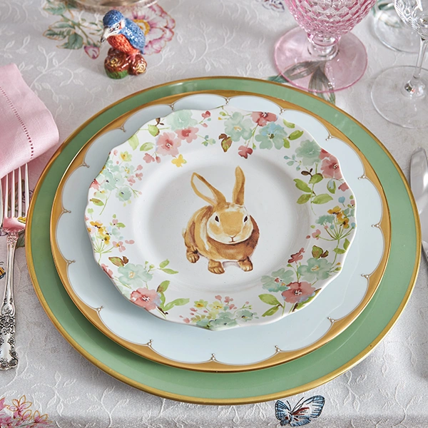 Easter dinner outlet plates