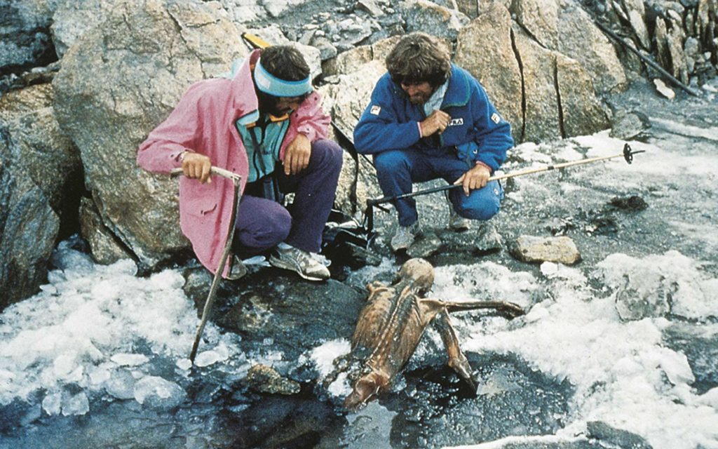 The moment when Otzi the Iceamn was found