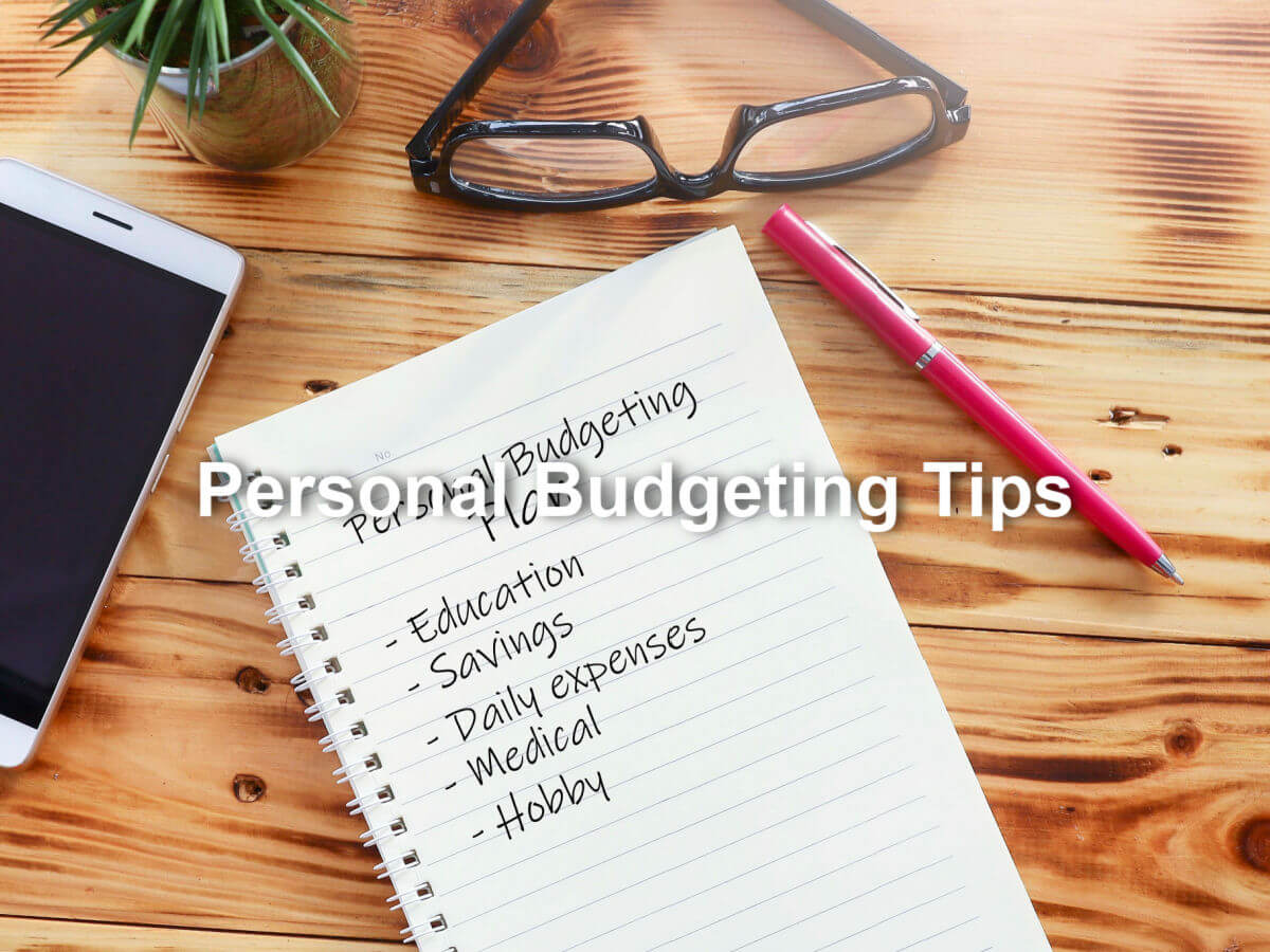 personal budgeting tips listed in book