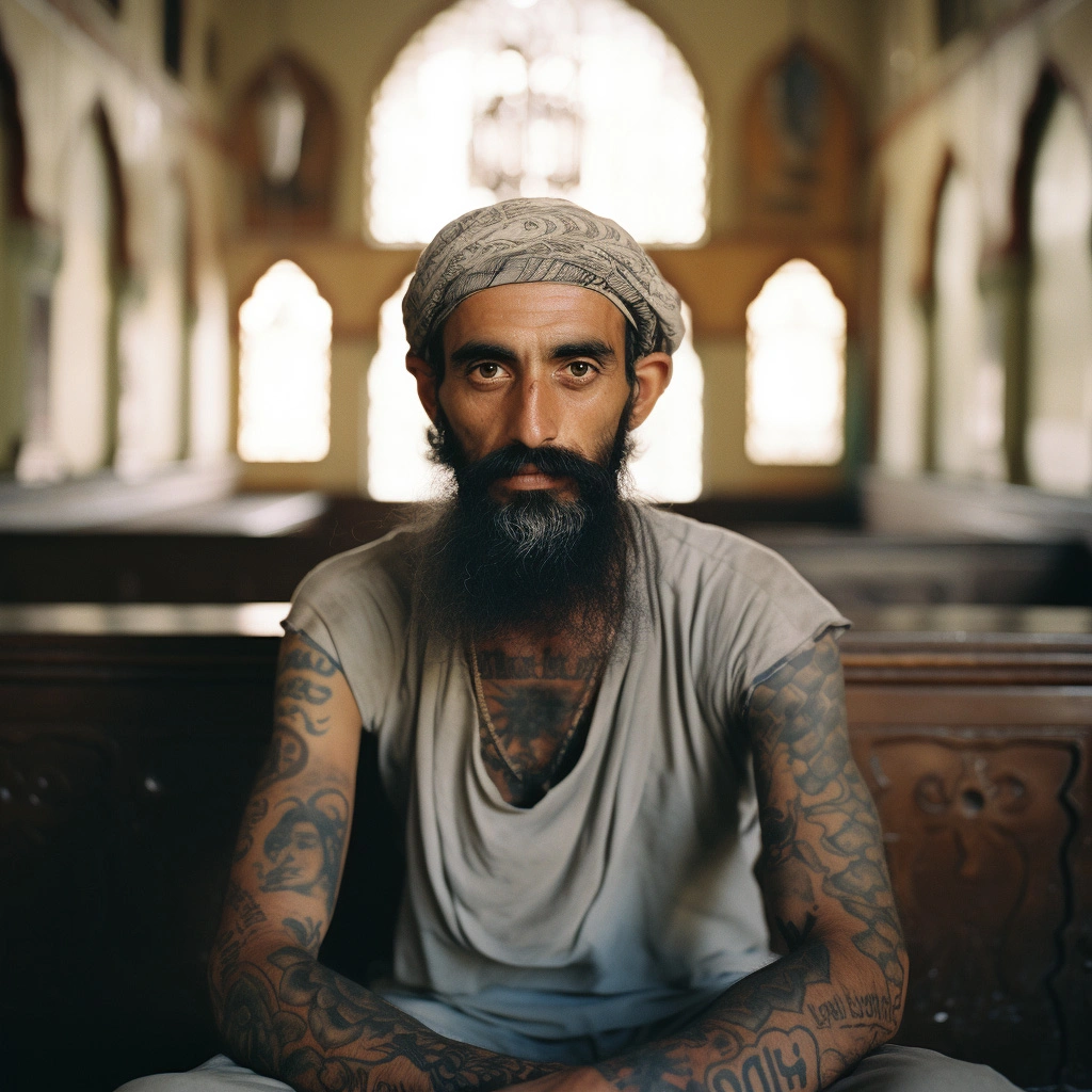 tattooed imam