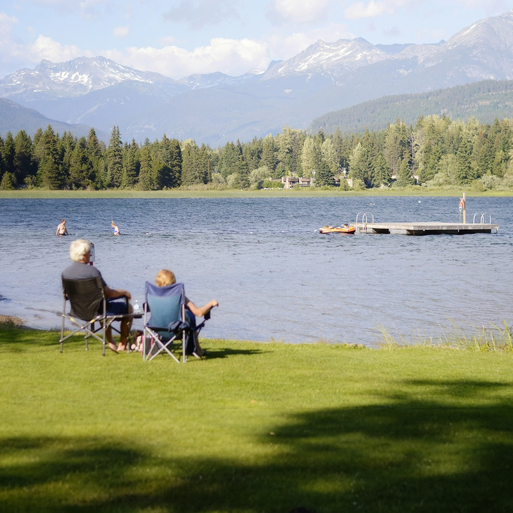 Couple at Alta Lake in Whistler, Canada.webp