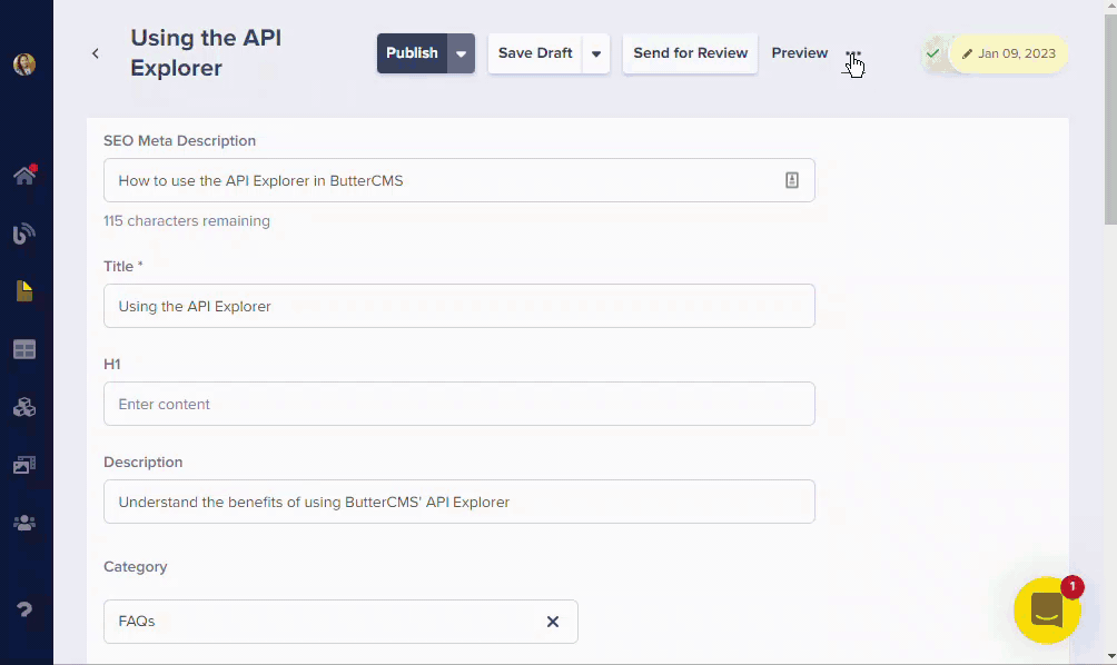 API Explorer - Pages.gif