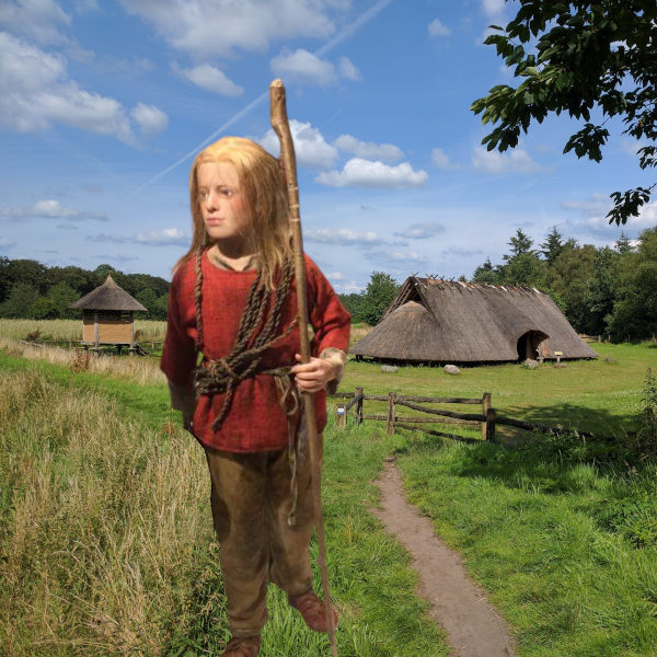 Reconstruction of Aak, the Iron Age Boy