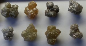 Natural Rough Diamond Specimens