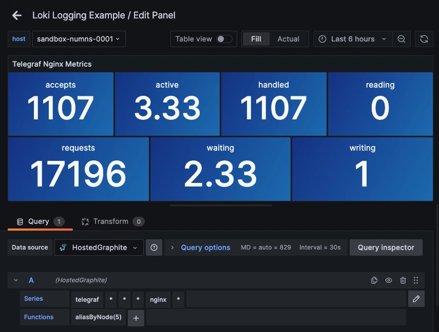 Nginx Performance Monitoring: Loki Logs and Telegraf Metrics - 5