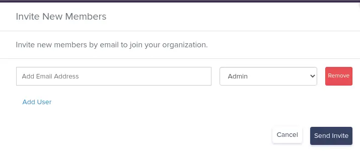 Invite new members button in ButterCMS onboarding sequence