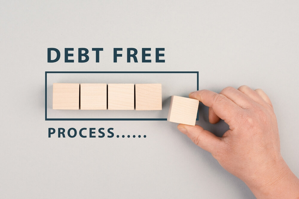 debt repayment in progress