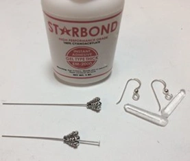 creating raw crystal earrings with bead cones