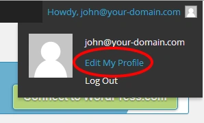 WordPress Edit My Profile