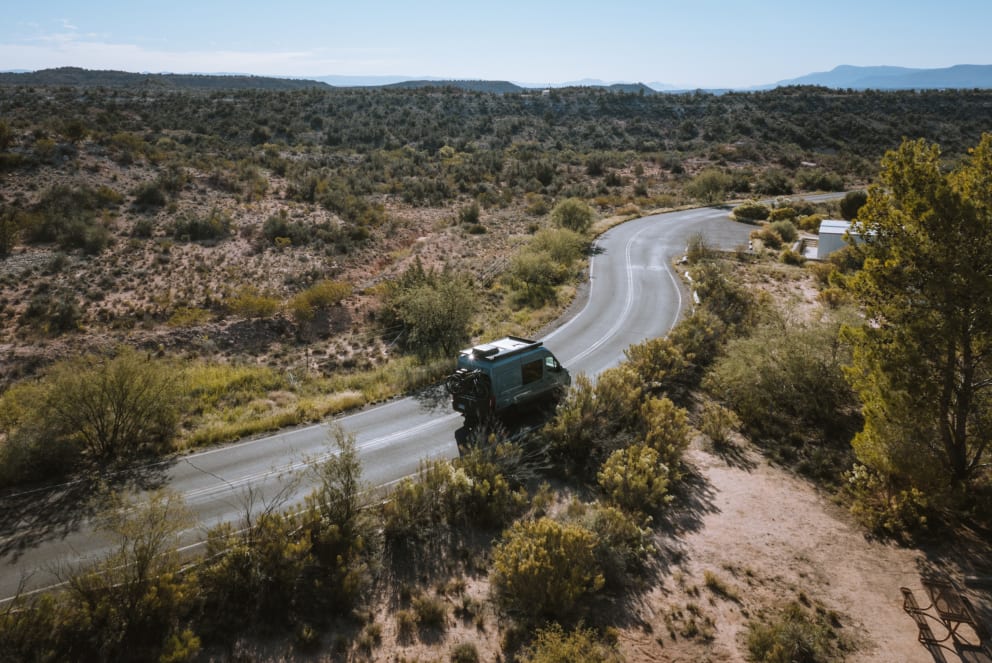 storyteller overland van in arizona