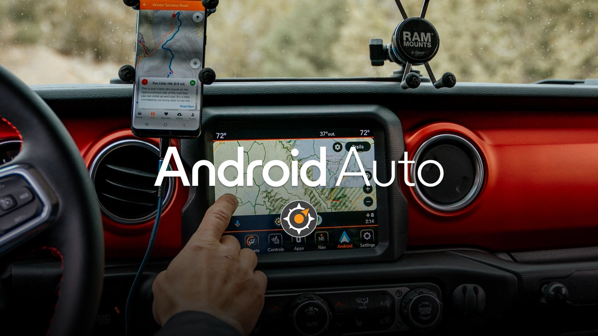 Trails Offroad is Now on Android Auto Blog Photo