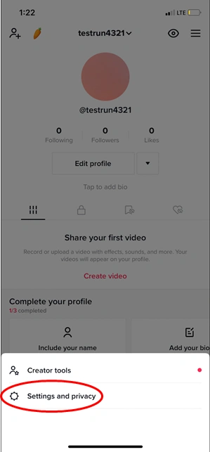 How to set up security and privacy in TikTok