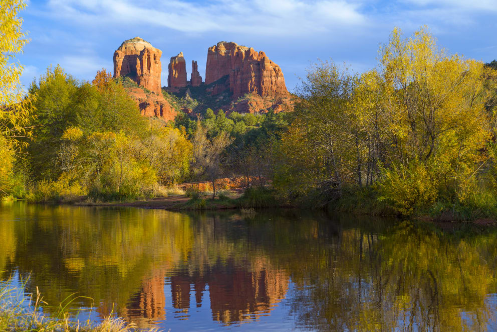 Sedona Arizona in the fall 