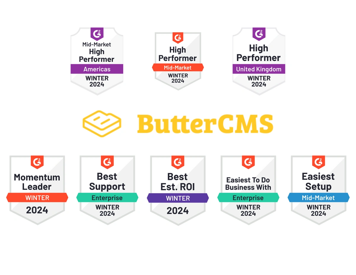 Rated easiest-to-use headless CMS by marketers and developers