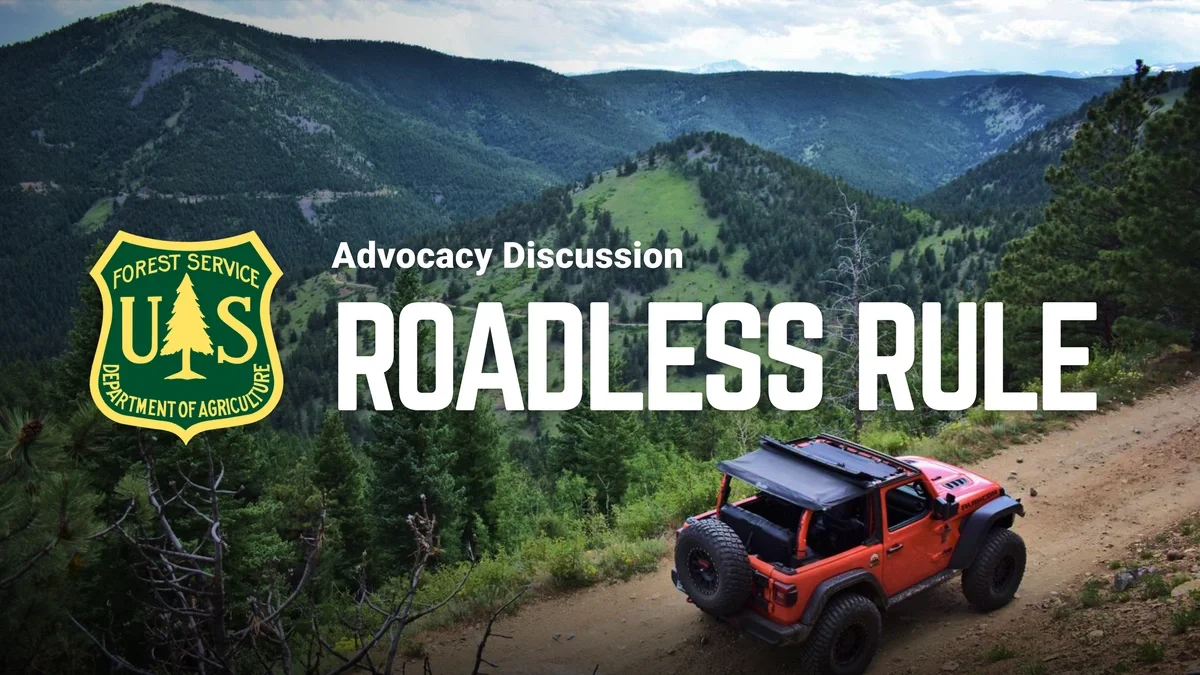 Trails Offroad's Stance on the Roadless Rule Blog Image