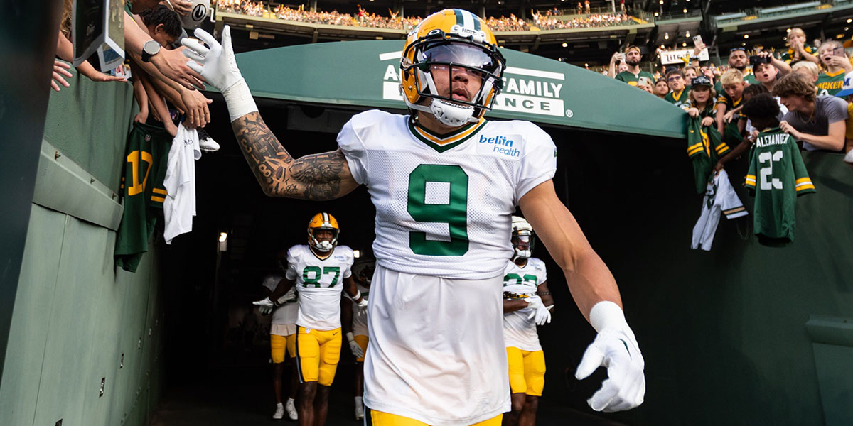 Best photos of Christian Watson's rookie season with Packers