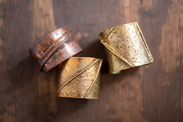 Finished jewelry pieces - cuff bracelets