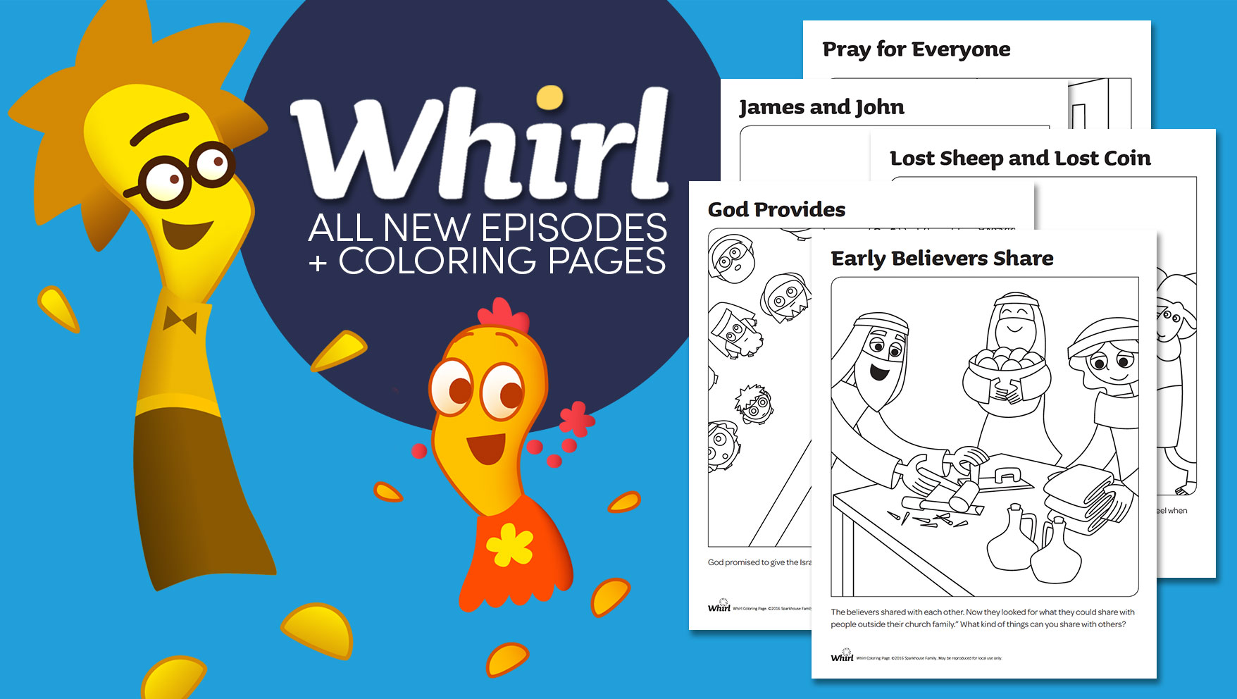 This week we re releasing 40 brand new episodes of Whirl Ada & Friends and 39 new episodes of Whirl Leo & Friends