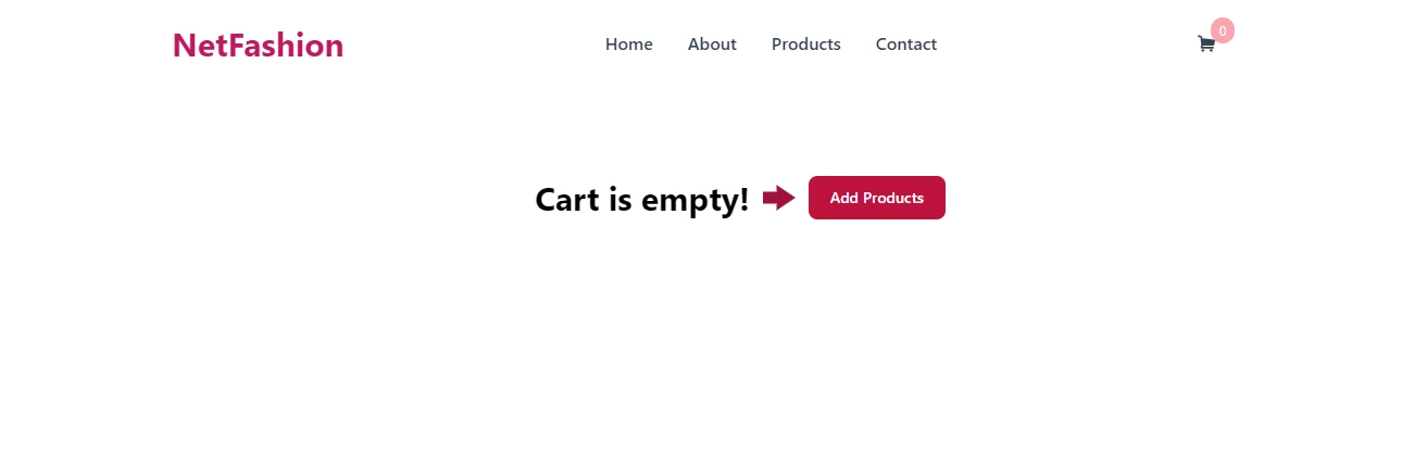 cart is empty page alternate