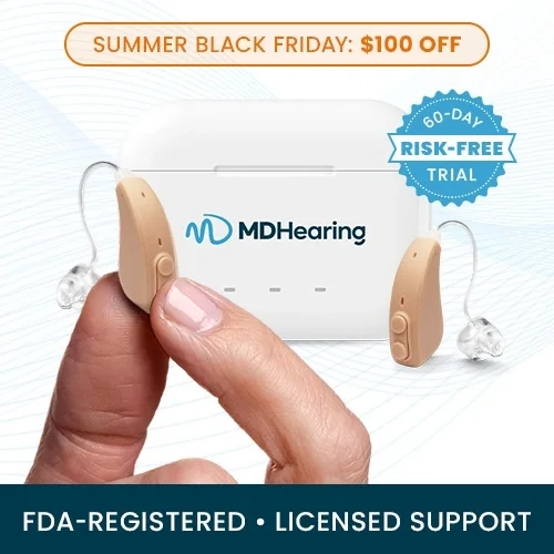 Primary MDHearing VOLT MAX 2: Advanced Custom Fit Hearing Aids Image