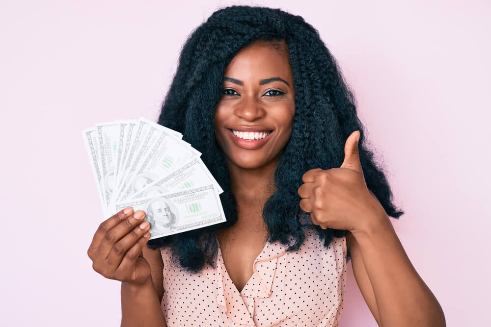woman got an online payday loan