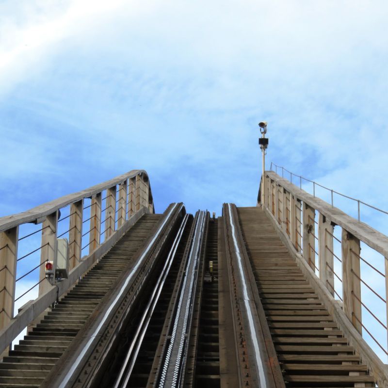 Wooden Roller Coaster