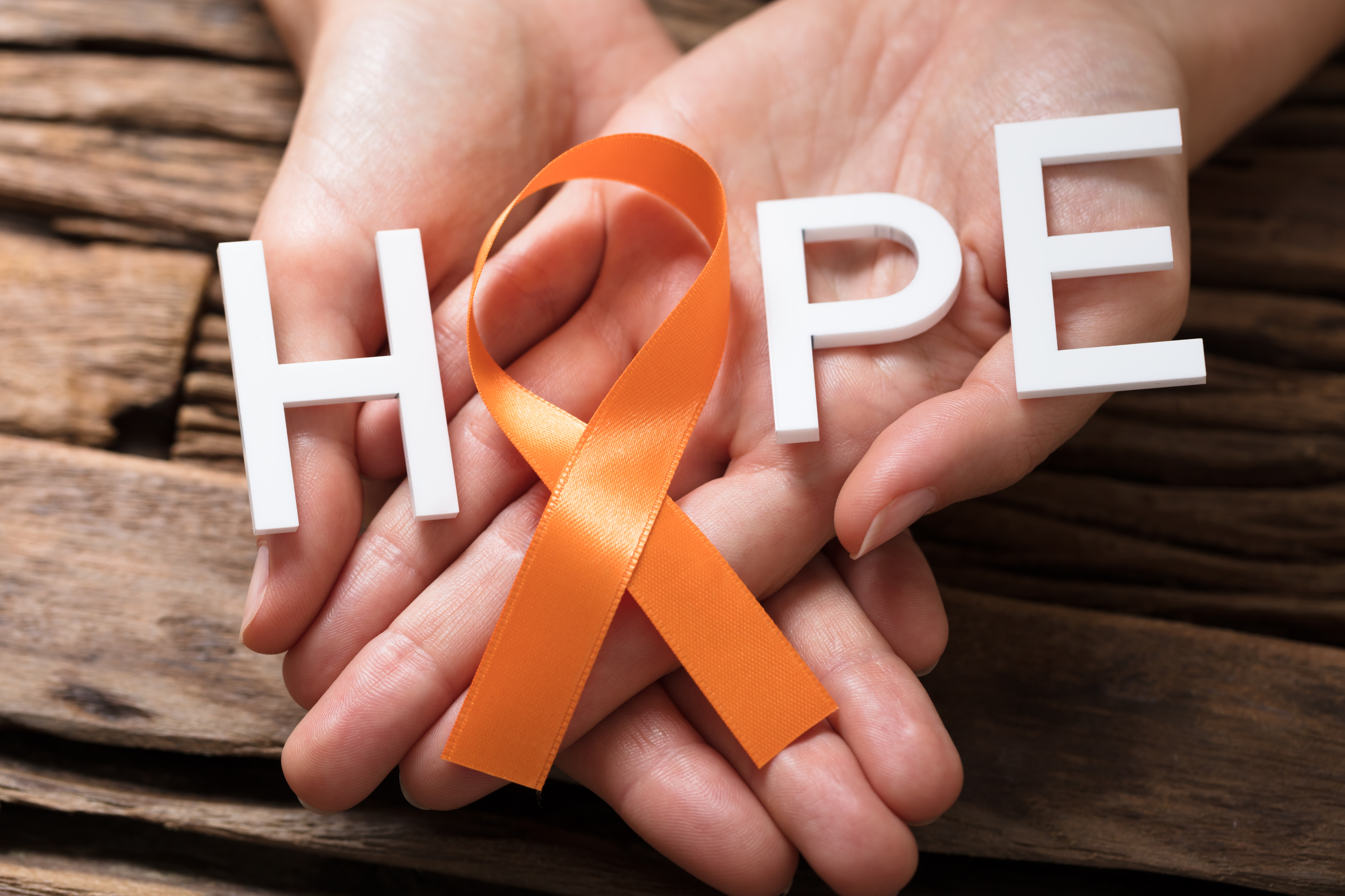 living with MS - hope ribbon