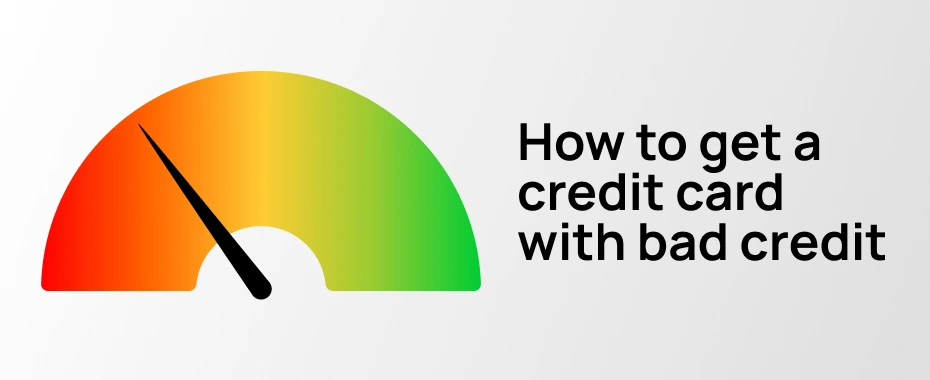 credit card with bad credit
