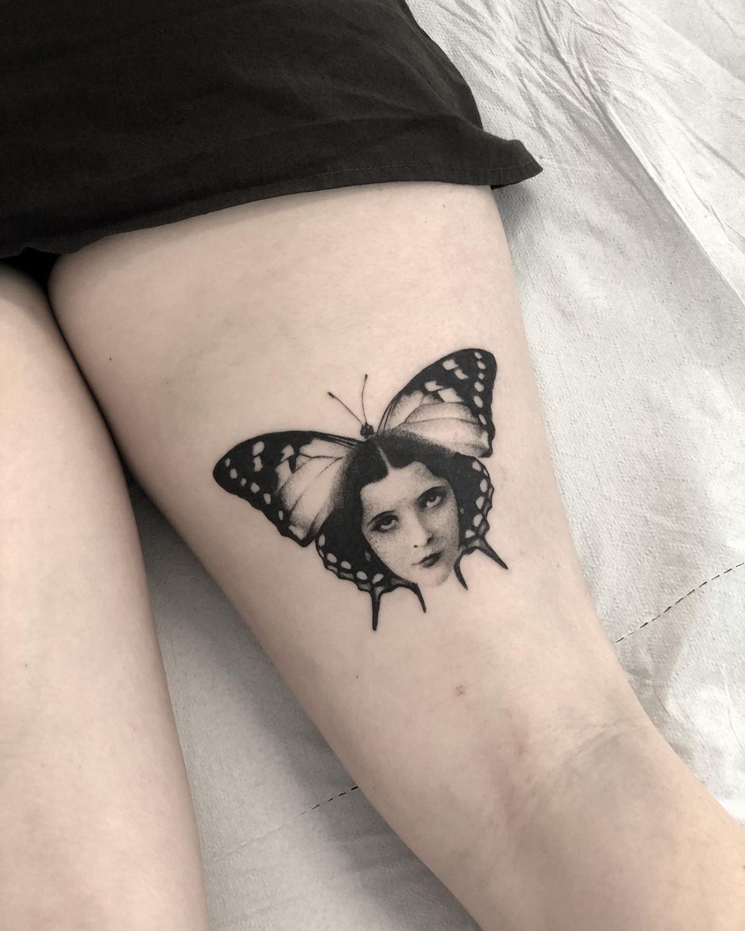 black and grey tattoo by sztuka wojny