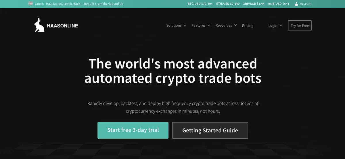 Haasonline advanced algorithmic trading bot