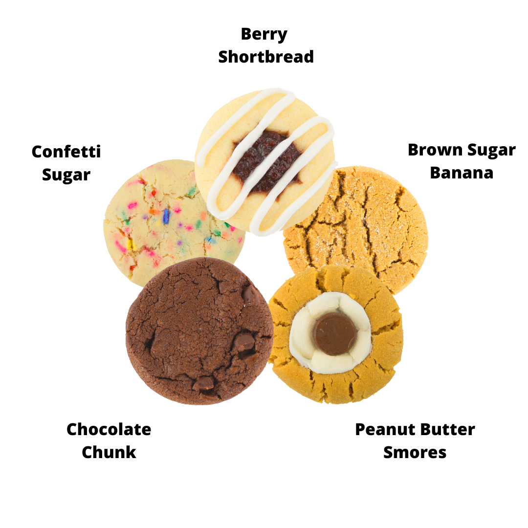 Cookie assortment | Cookie gift box | Peanut butter cookie | Confetti Cookie | Chocolate cookie | cookie assortment gift box