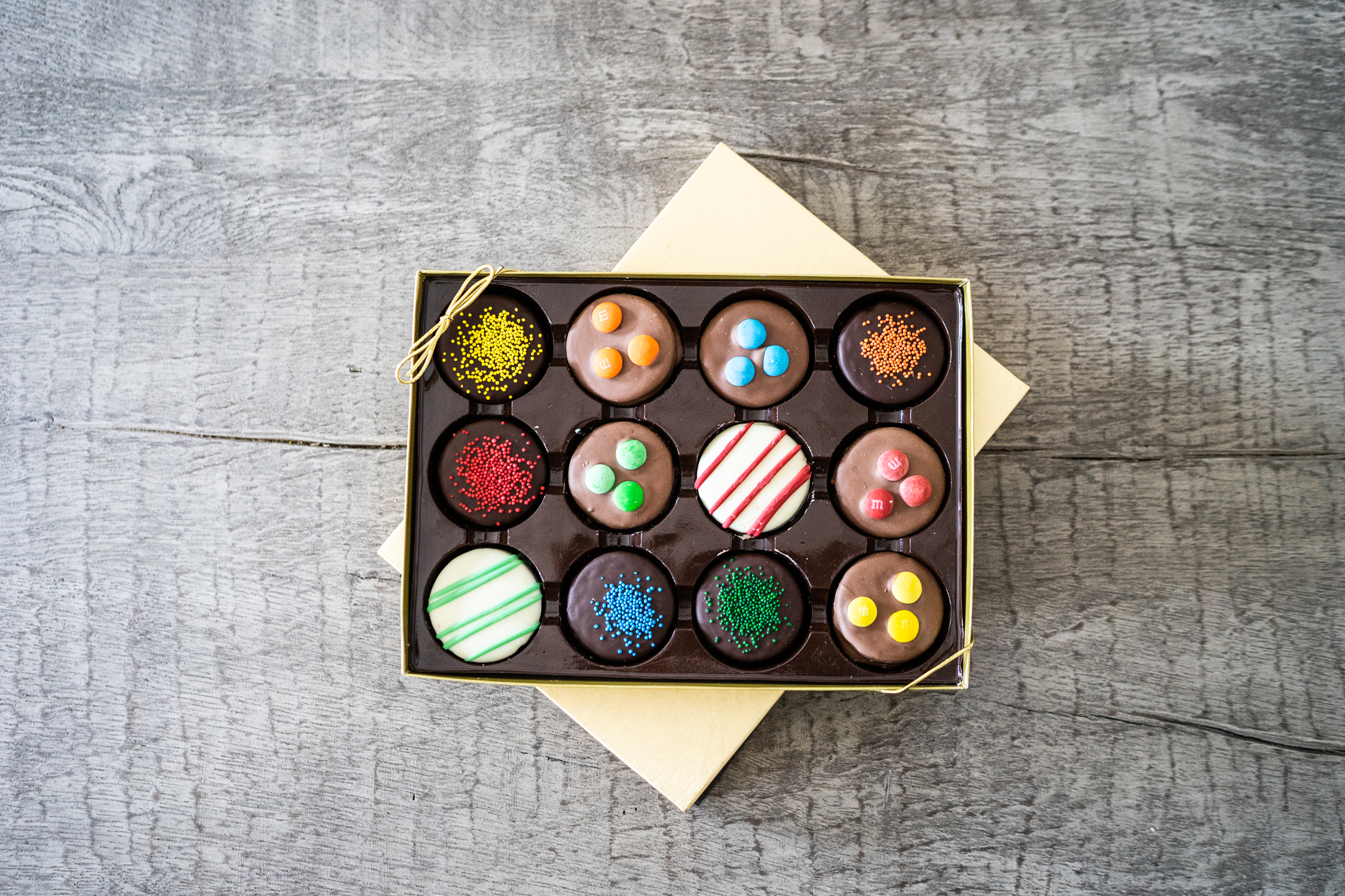 Rainbow Birthday Chocolate Covered Oreos